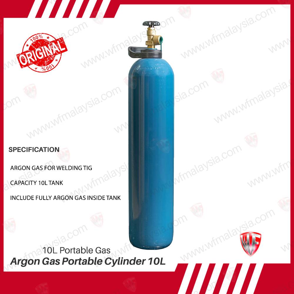 Portable Argon Gas 10L TIG Welding Stainless Steel Welding Gas / Mini Argon Gas / TIG GAS / Gas